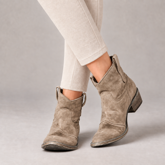 Annette Women's Soft Synthetic Shoes — Khaki | Emory & Blanc