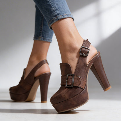 Halton Slingback Block Heels
