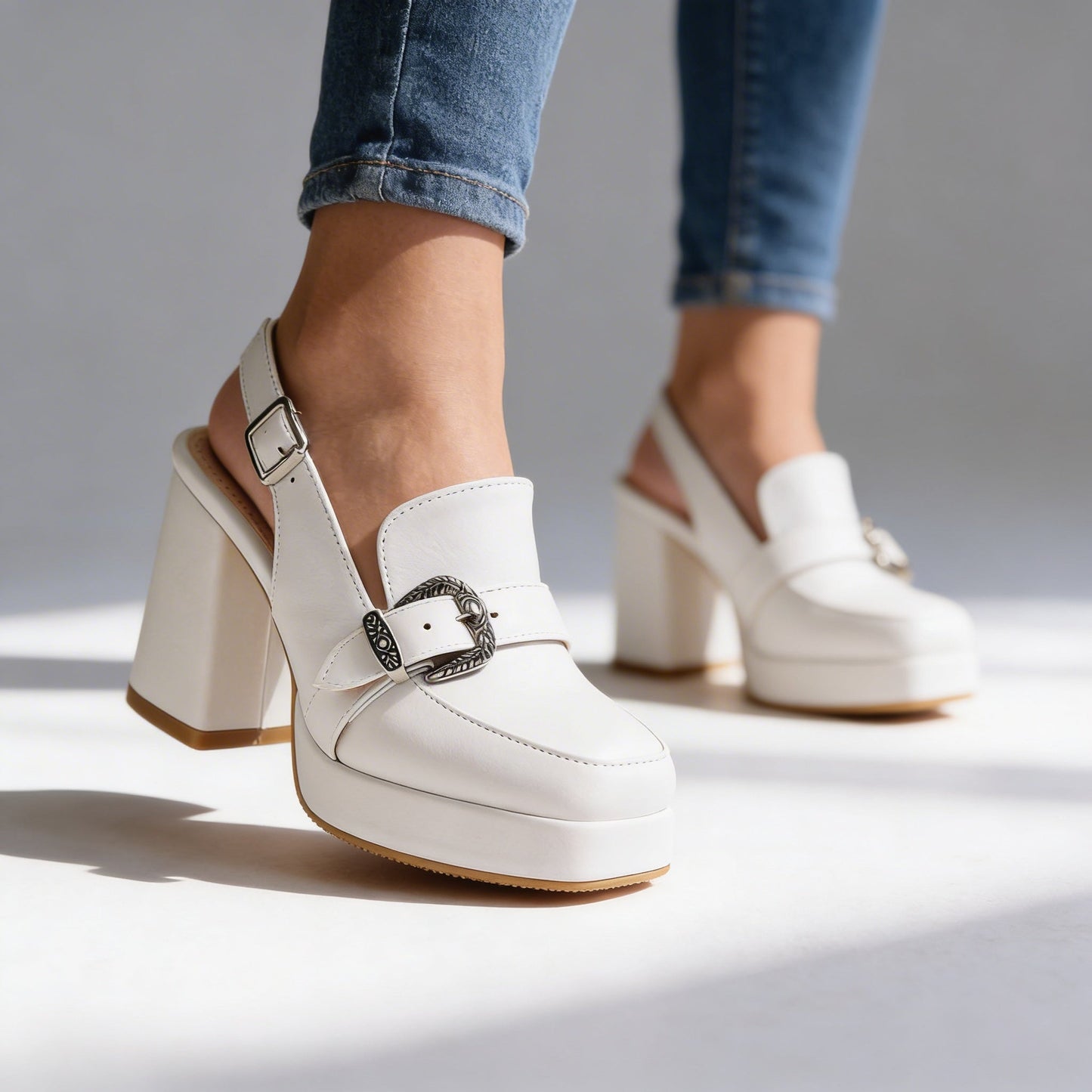 Ridley Slingback Block Heels