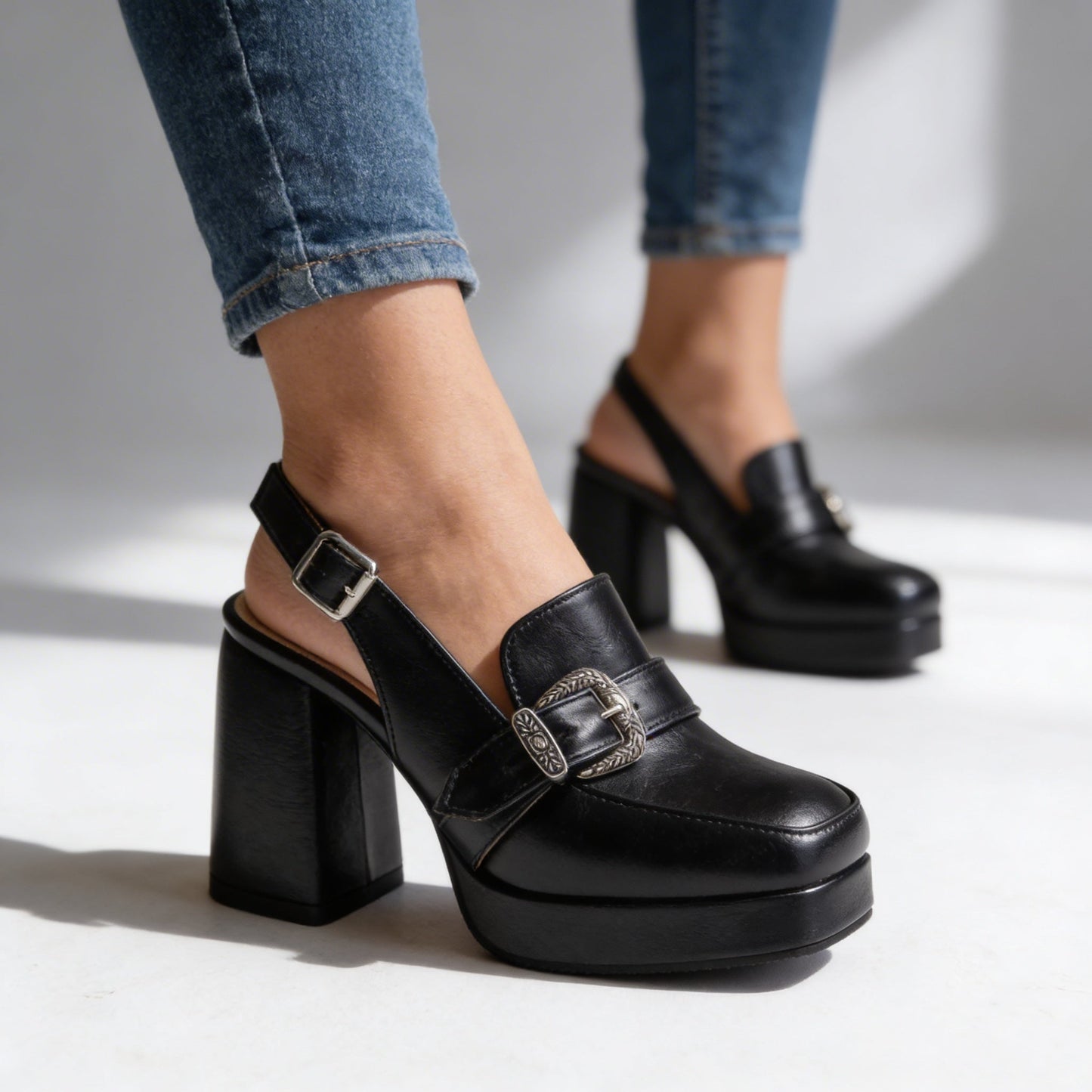 Ridley Slingback Block Heels