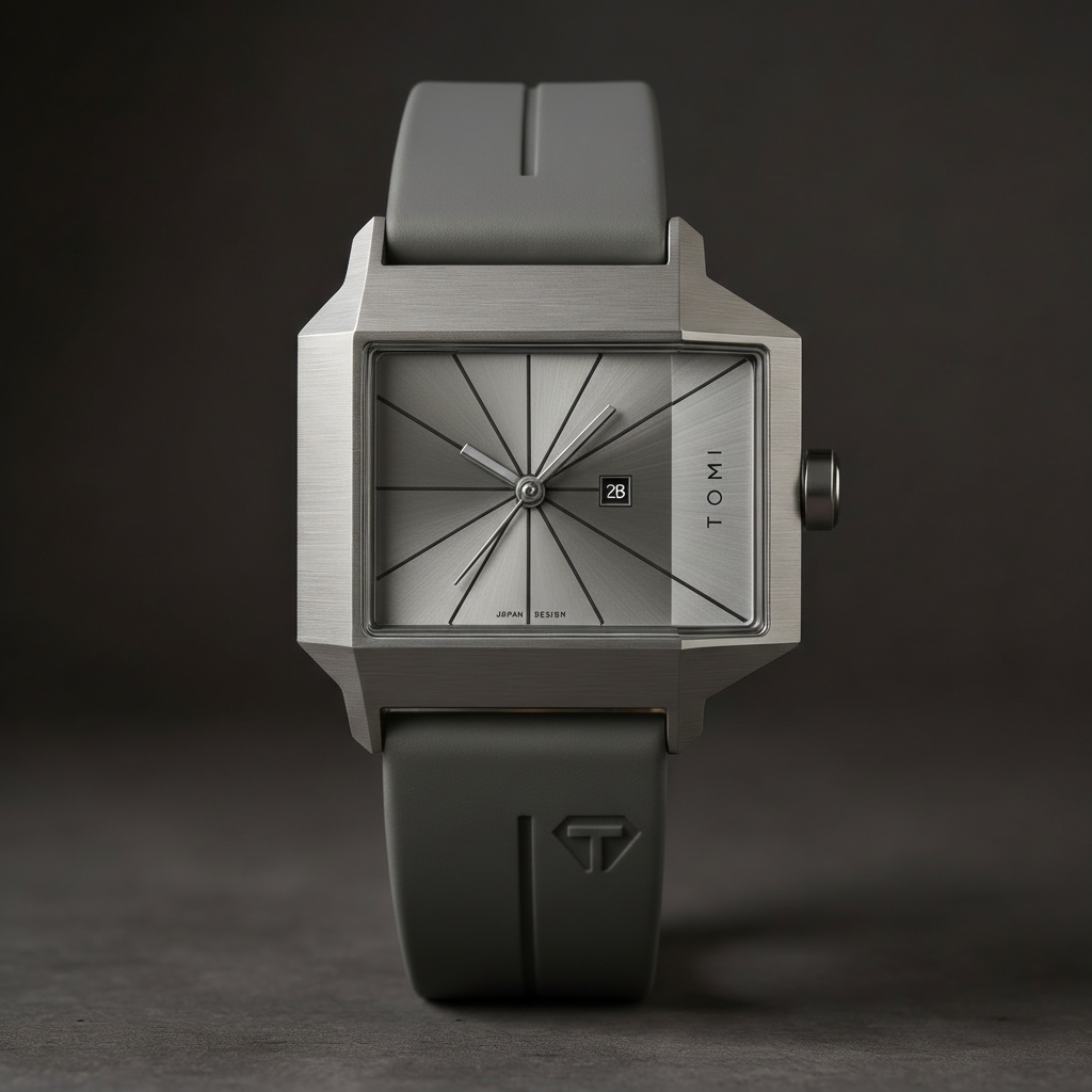 Otto | Square Minimalist Watch, 39mm