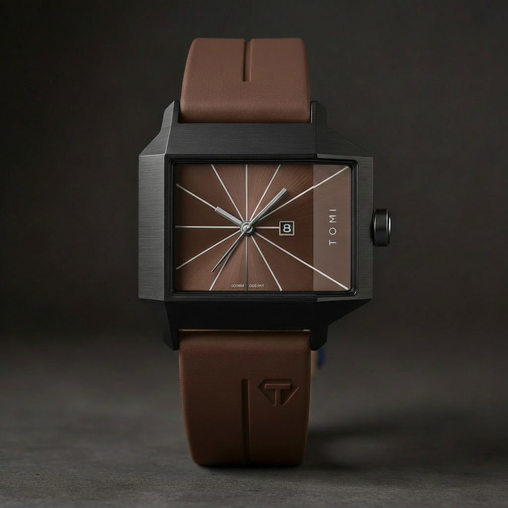 Otto | Square Minimalist Watch, 39mm