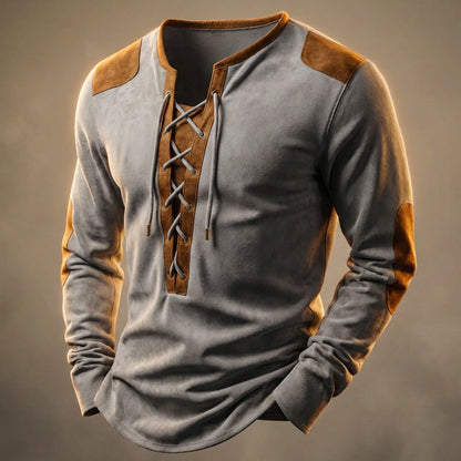 Hutton Textured Henley Shirt