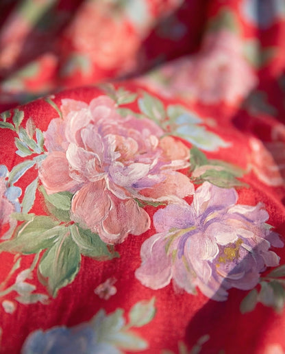 The Florence Floral Maxi Dress