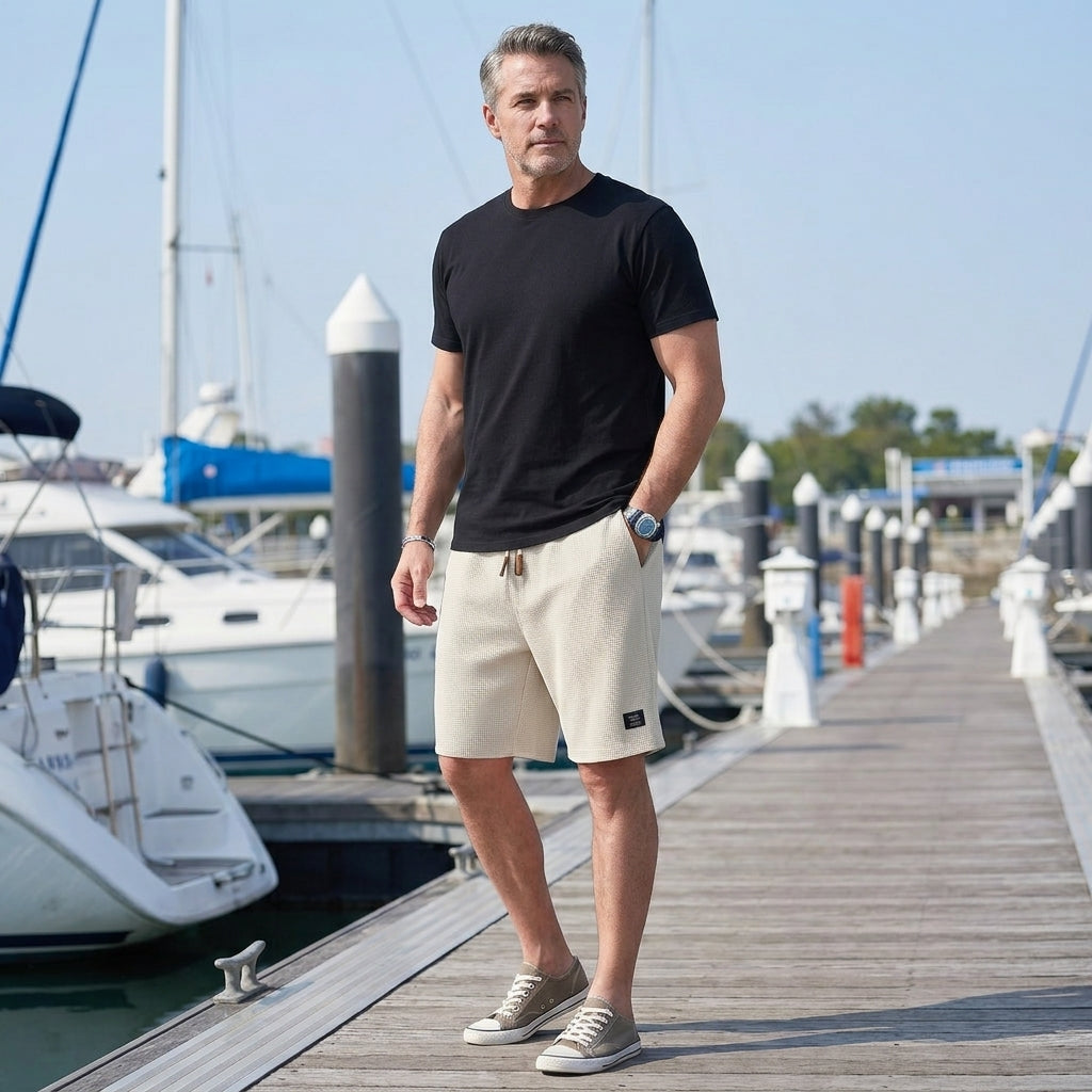 Luca Waffle Knit Shorts