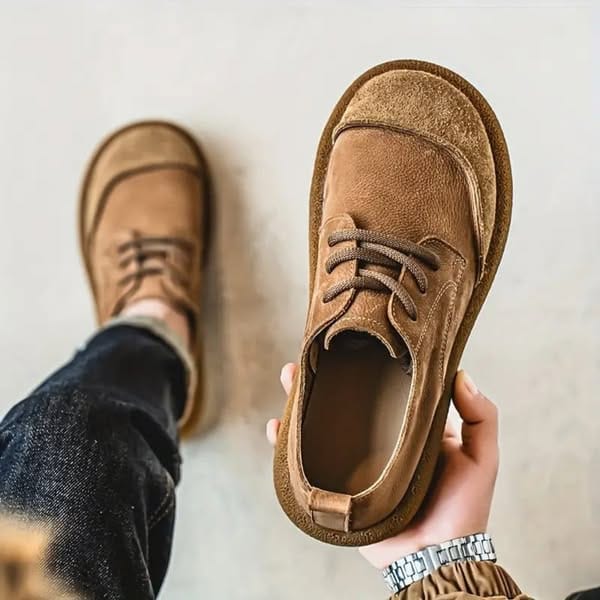 André Ferran Léo Suede Oxfords