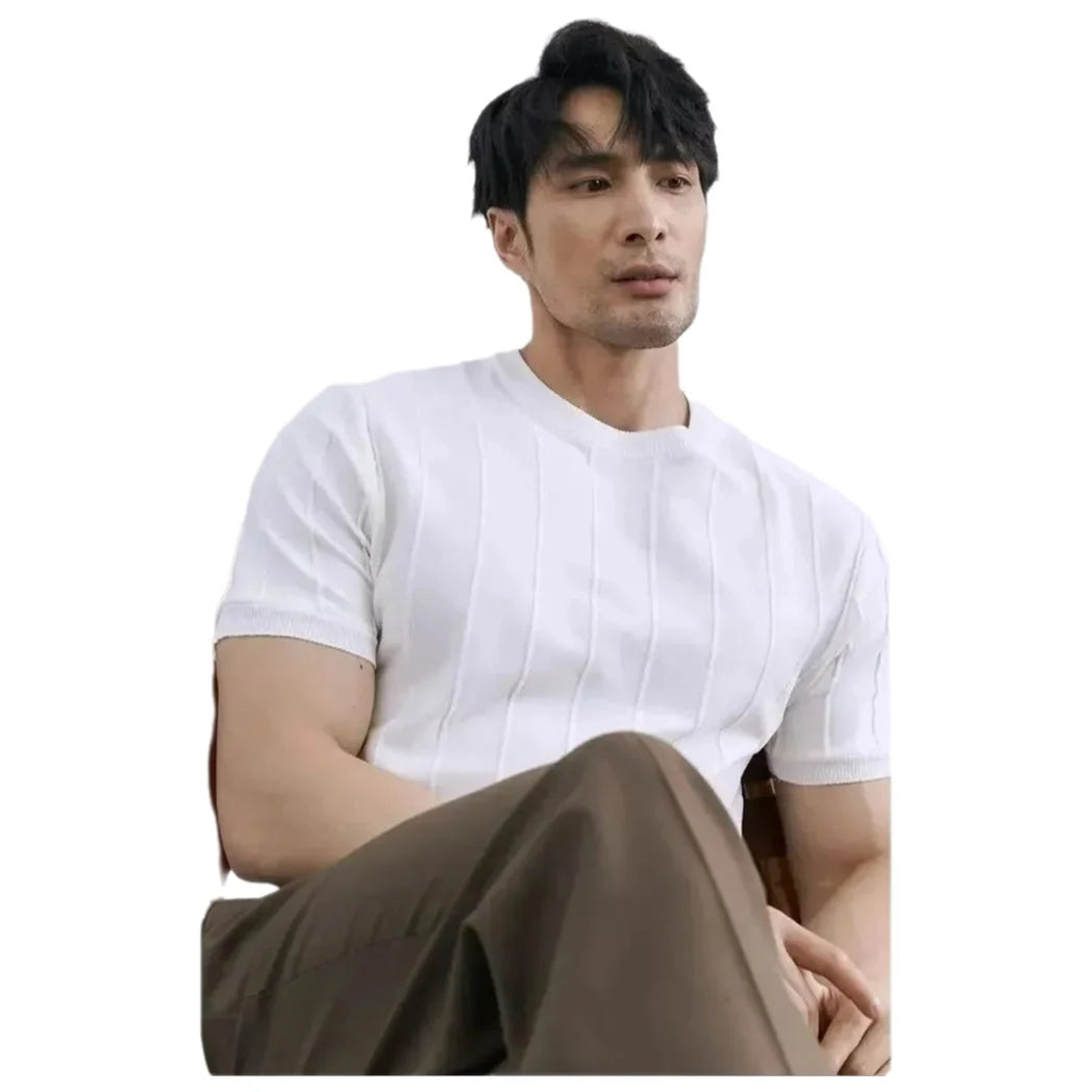 Marlow Ribbed Knit Tee