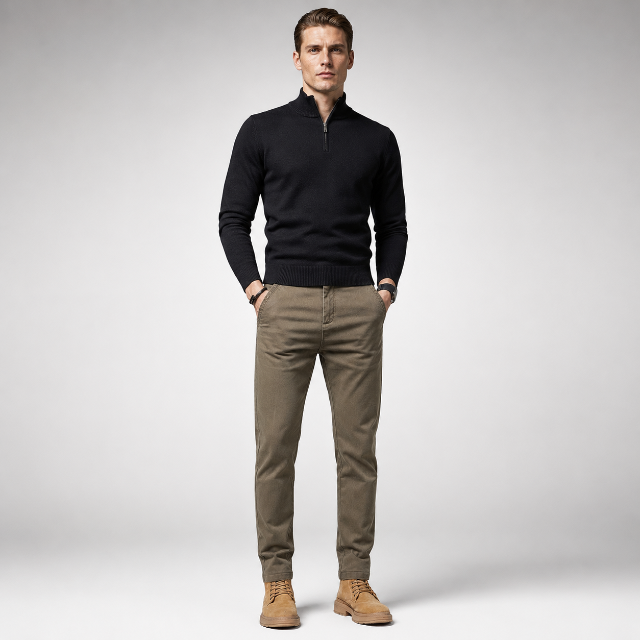 Emil Slim-Straight Trousers