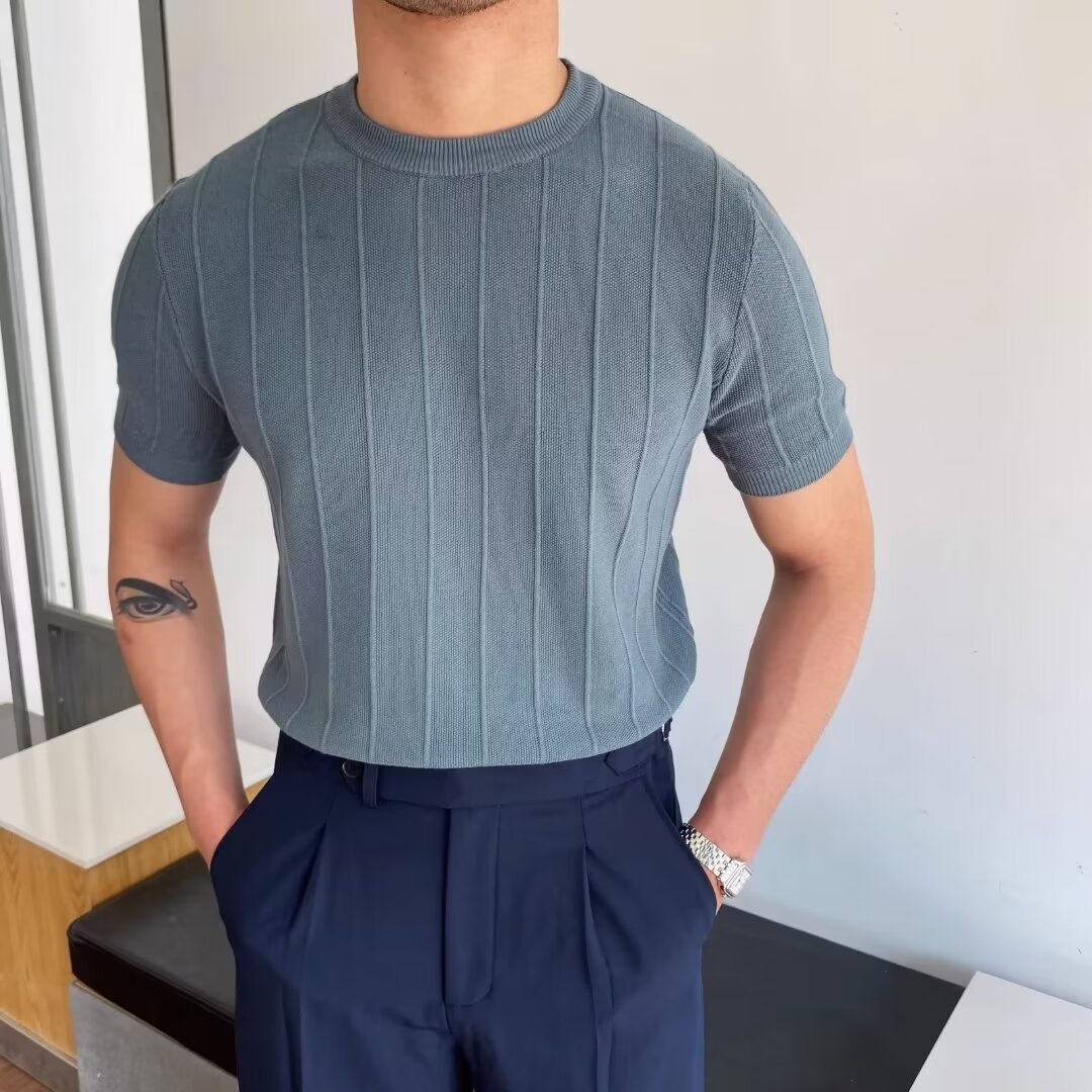 Marlow Ribbed Knit Tee