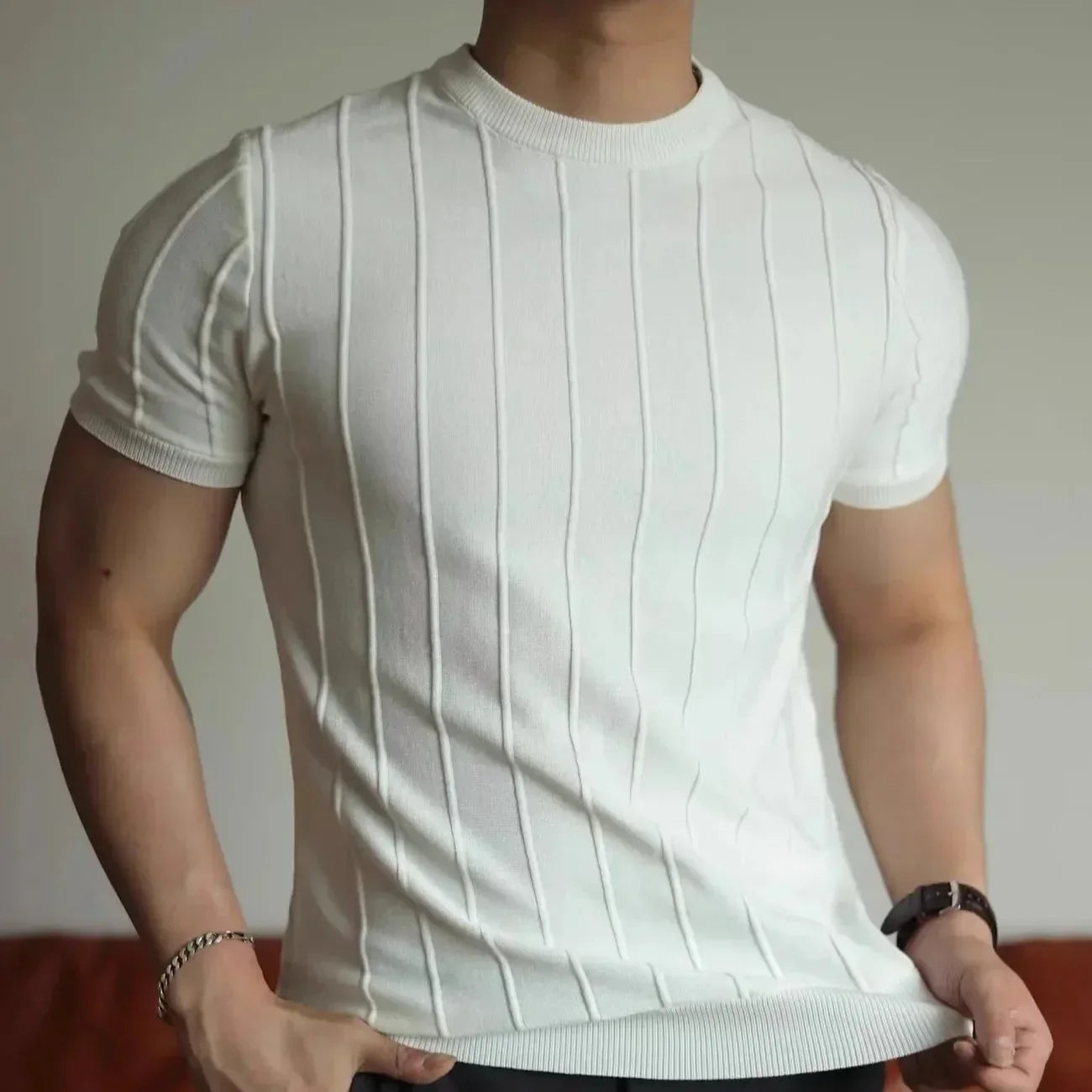 Marlow Ribbed Knit Tee