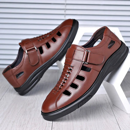 MYLOS Breathable Leather Sandal