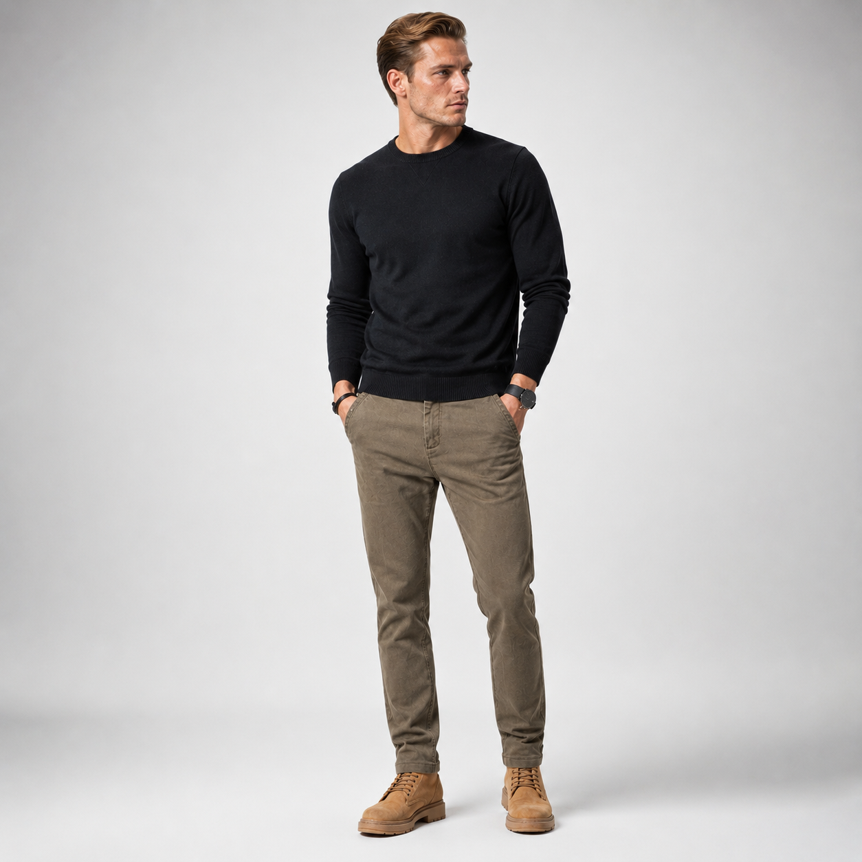 Emil Slim-Straight Trousers