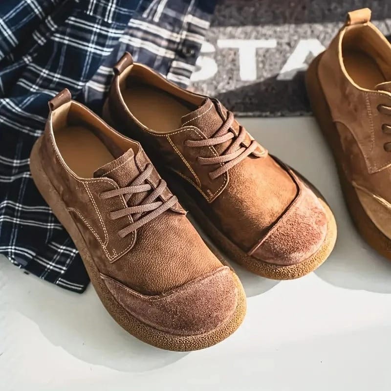 André Ferran Léo Suede Oxfords