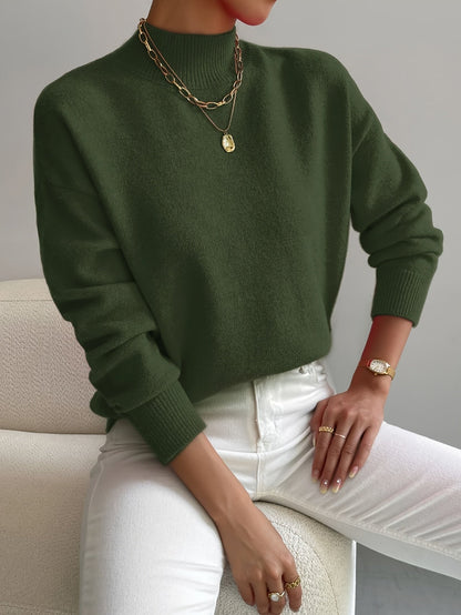 P|H - Soft Mock Neck Knit Sweater Eleanor