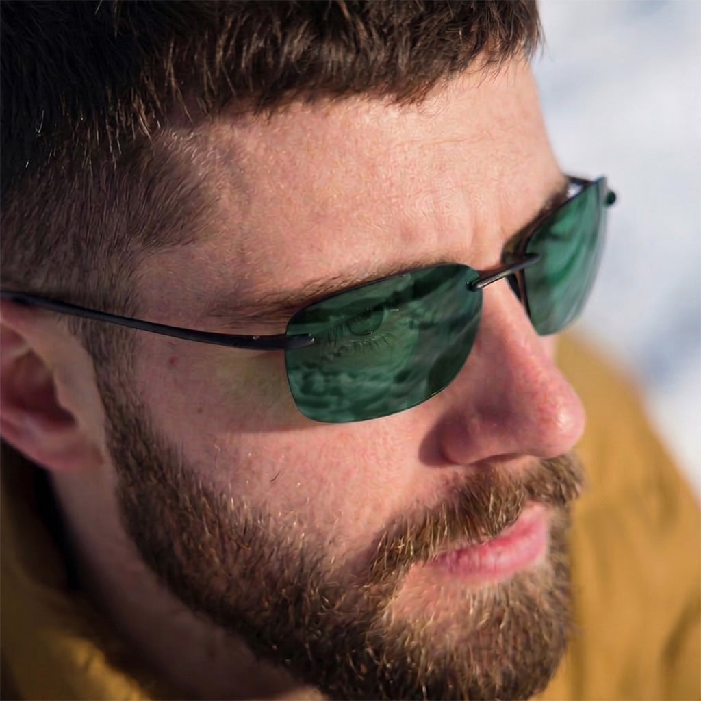 Miles | Rimless Polarised Sunglasses