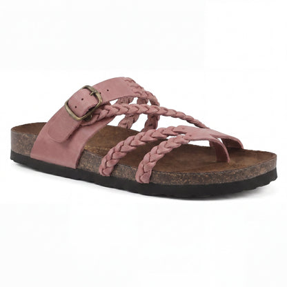 Braided Strap Footbed Sandals