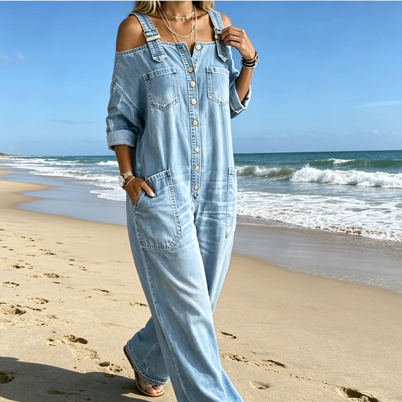 The Frankie Wide-Leg Dungarees
