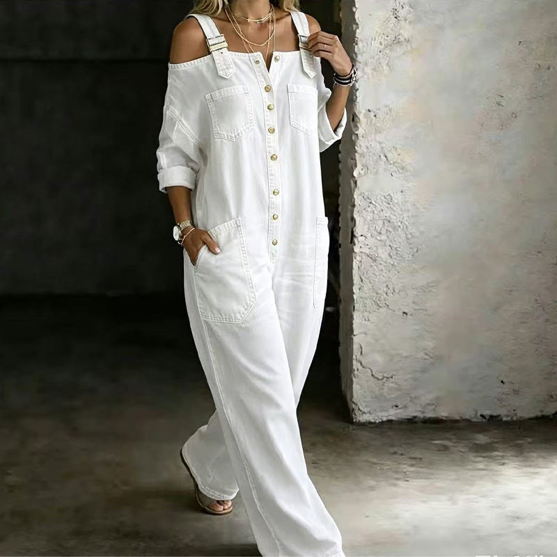 The Frankie Wide-Leg Dungarees