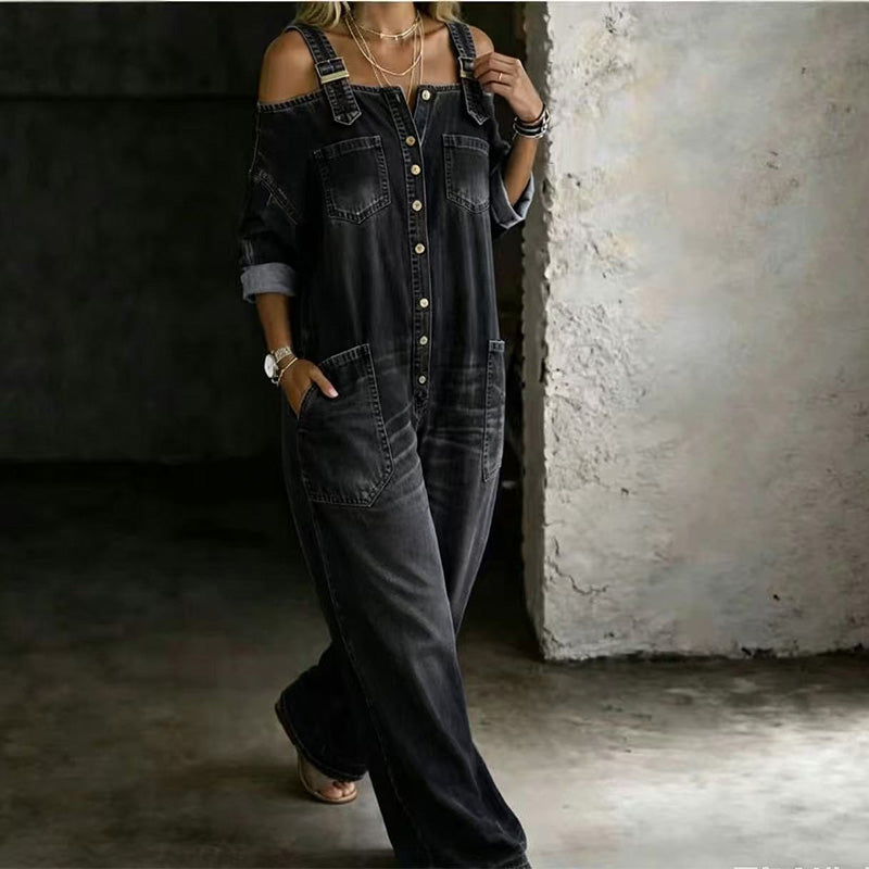 The Frankie Wide-Leg Dungarees