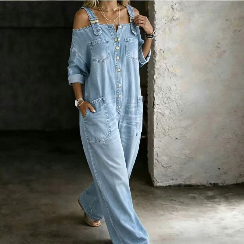 The Frankie Wide-Leg Dungarees