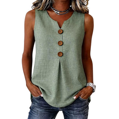 The Freya Linen Top