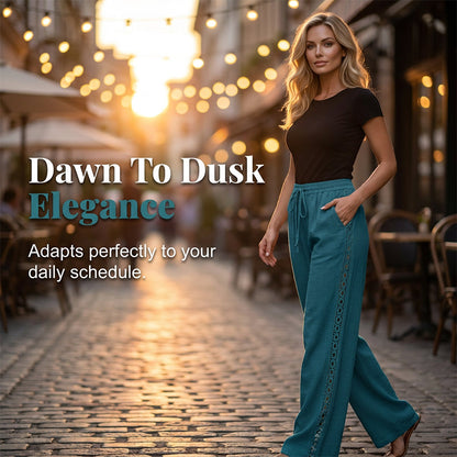 Elara Comfort Straight-Leg Trousers