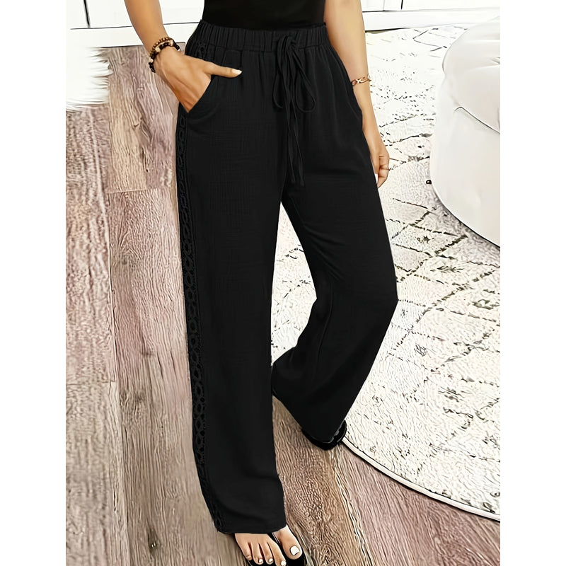 Elara Comfort Straight-Leg Trousers
