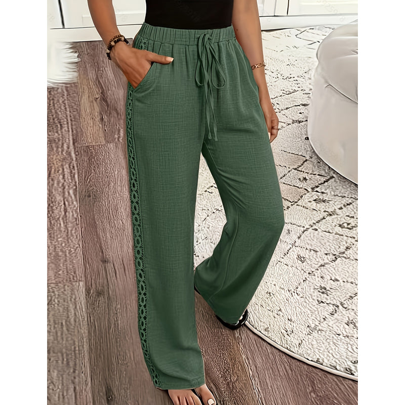 Elara Comfort Straight-Leg Trousers