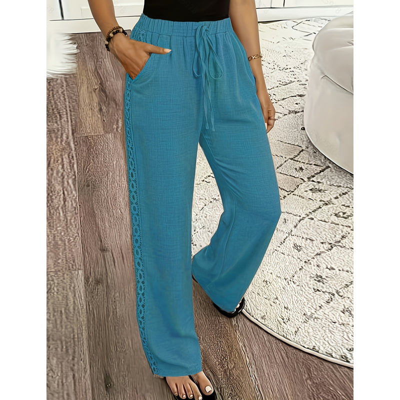 Elara Comfort Straight-Leg Trousers