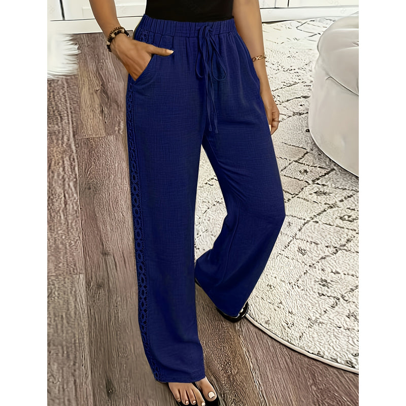 Elara Comfort Straight-Leg Trousers