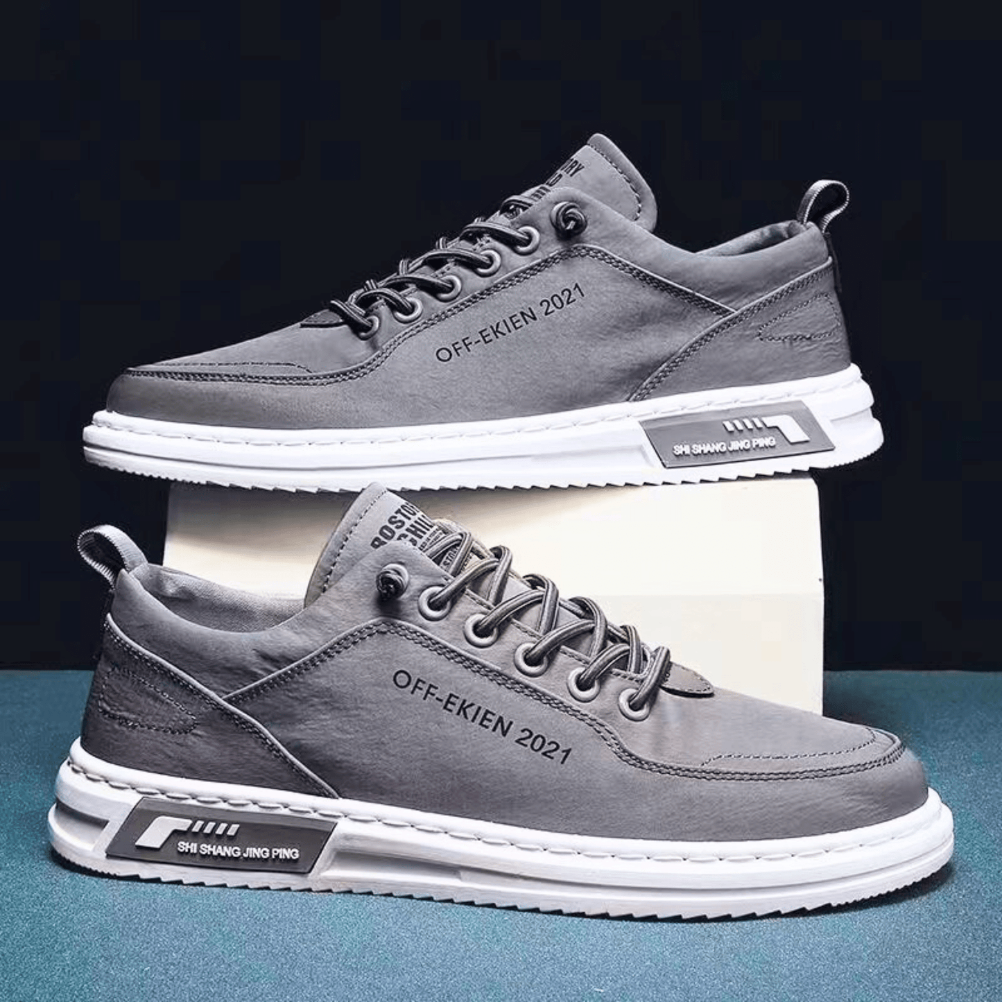 Bancroft Premium Leather Trainers