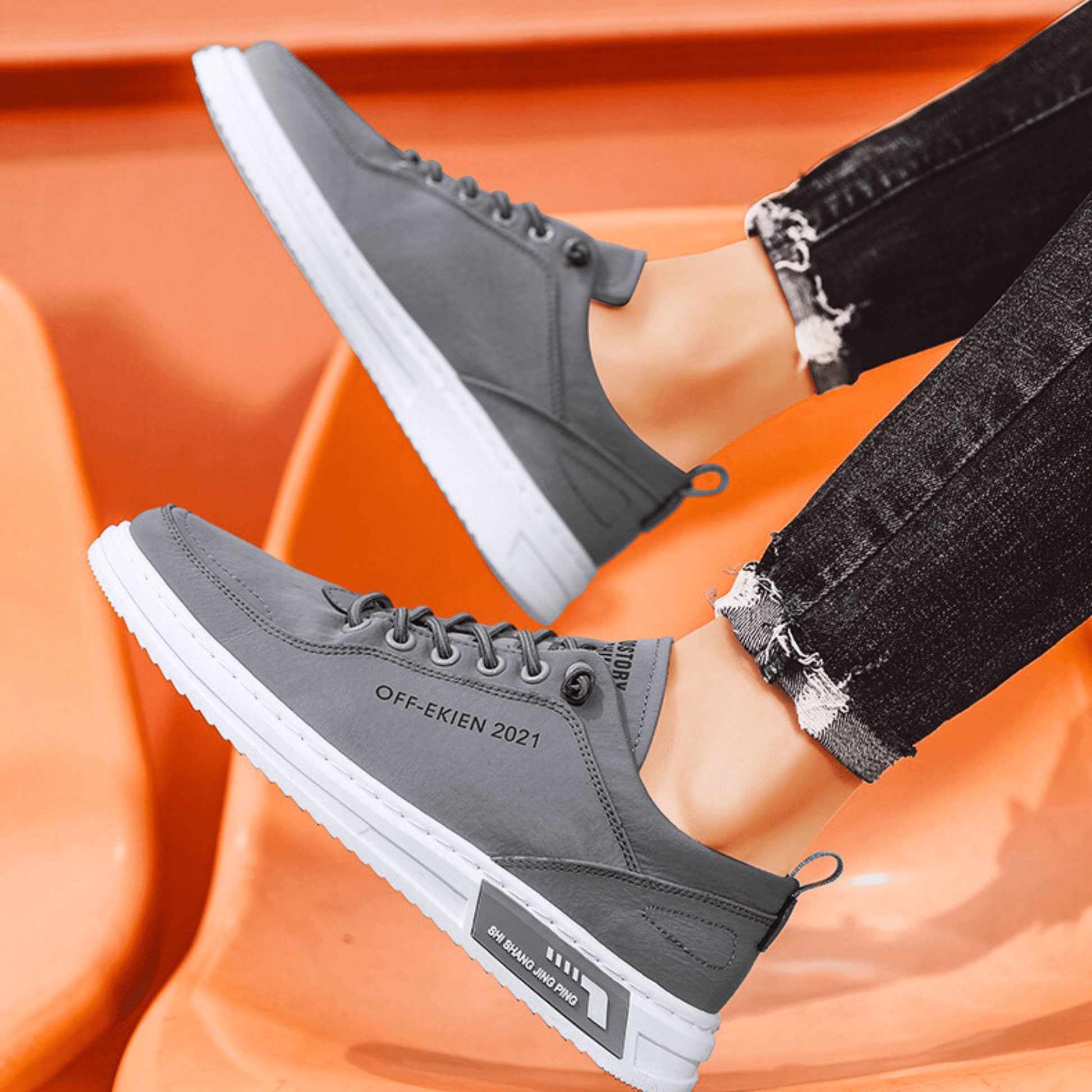 Bancroft Premium Leather Trainers