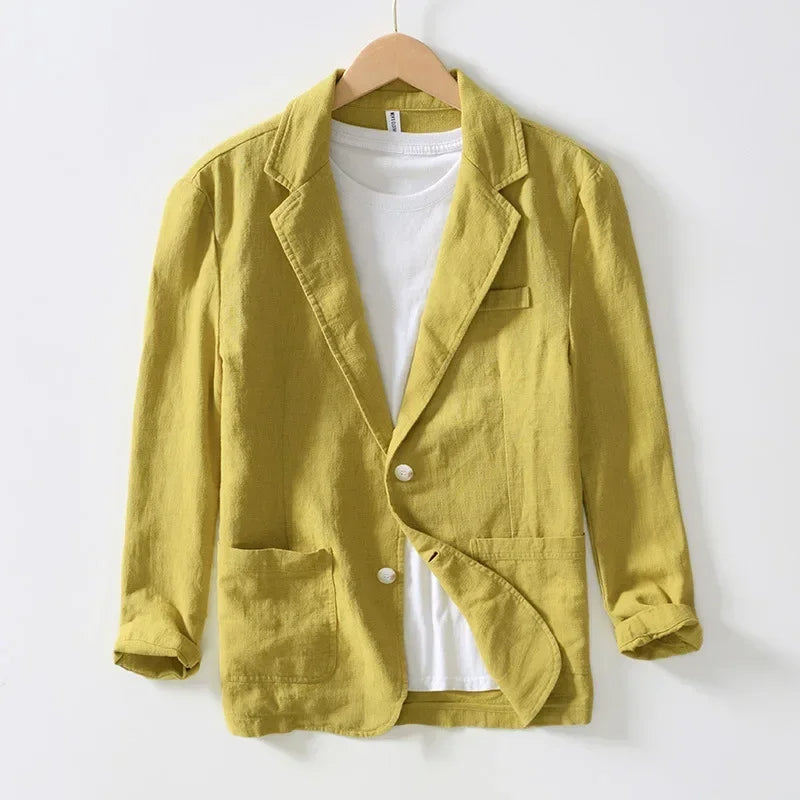 PalmSprings Cotton-Linen Blazer